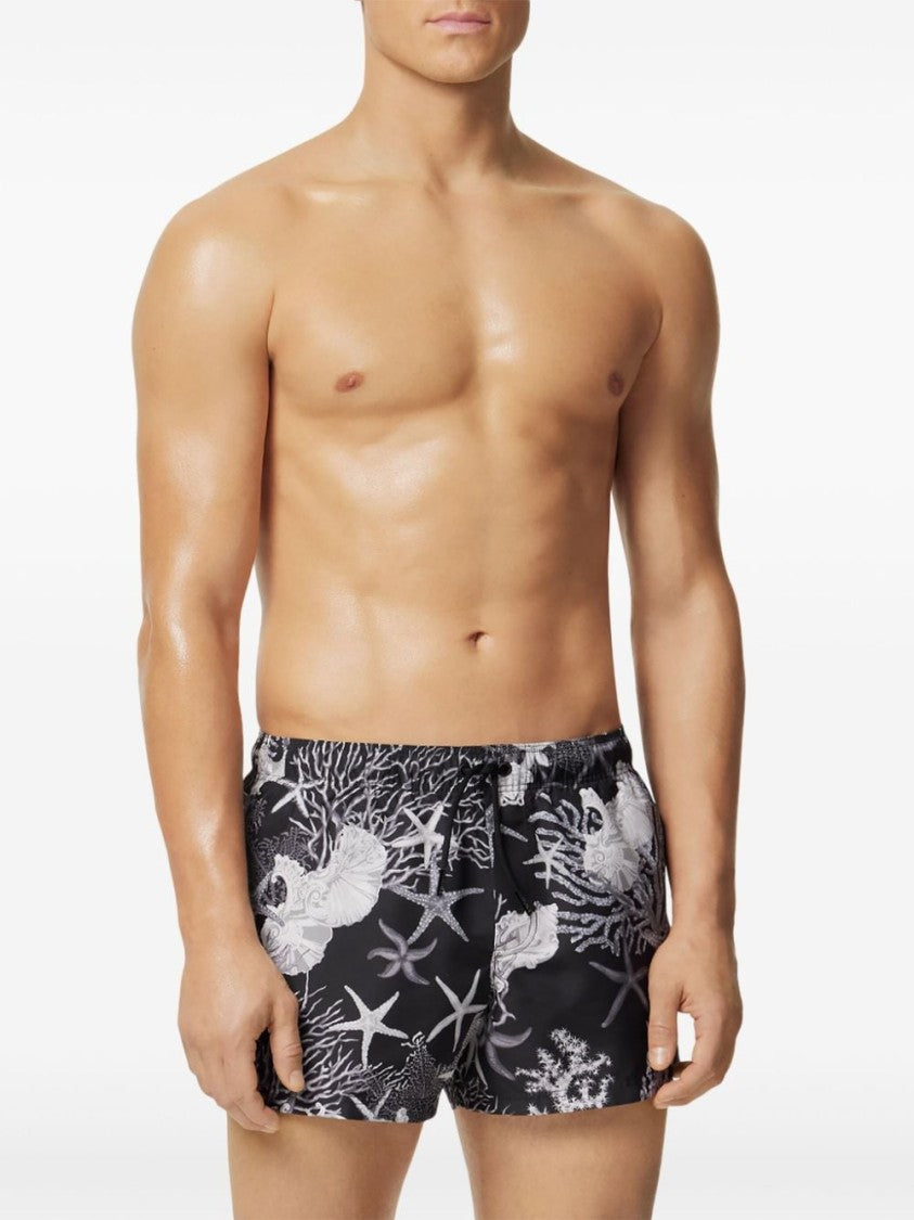 Versace Thigh-Length Swim Shorts