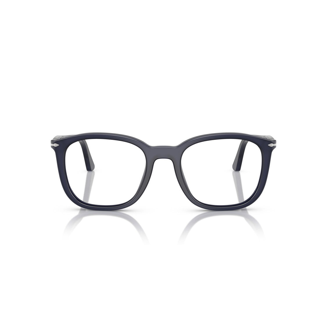 Persol 0Po3355v Acetate Square Frame Eyeglasses With Metallic Accents