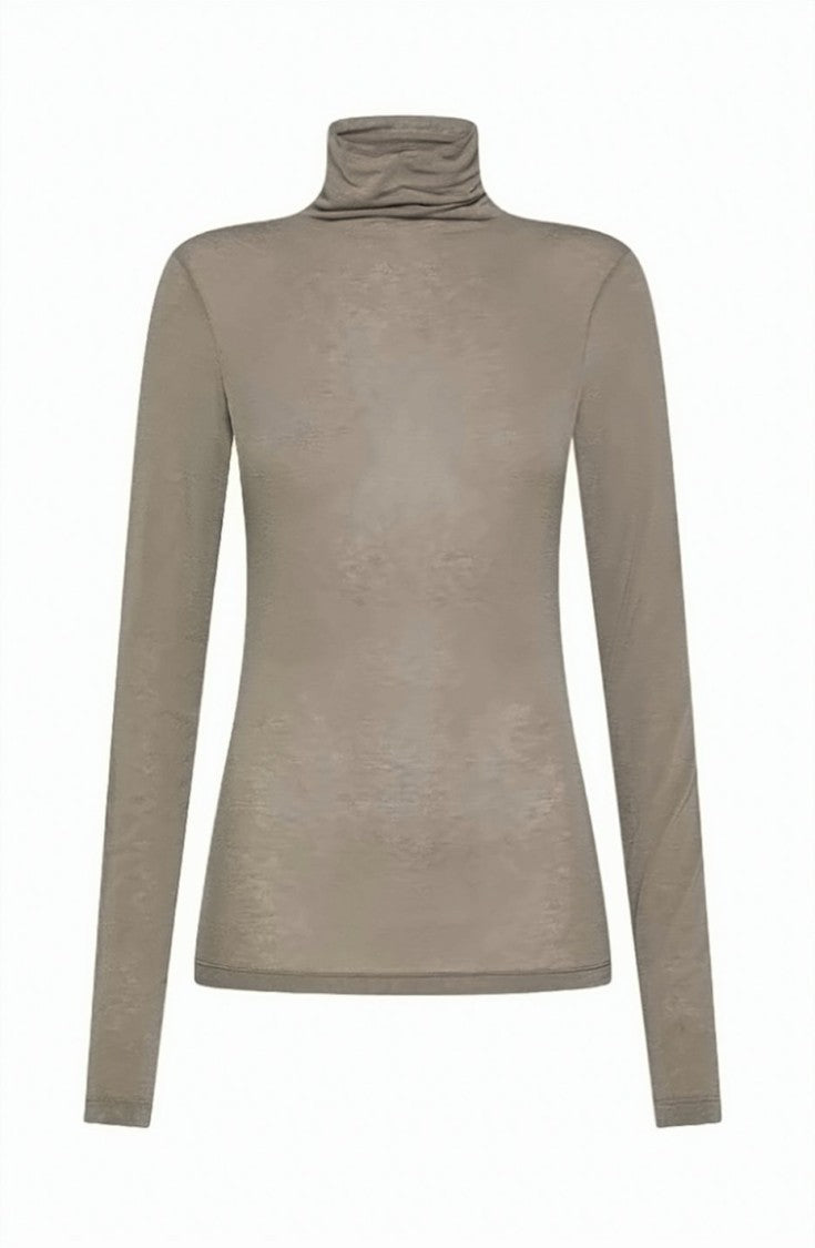 Seventy Cashmere-Blend Fitted Turtleneck Sweater