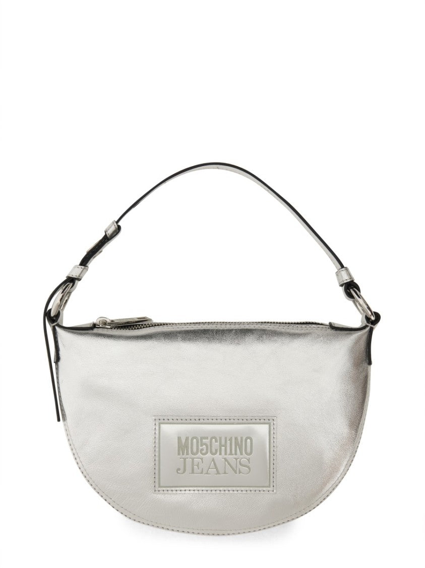 Moschino Rounded Silhouette Handbag With Logo