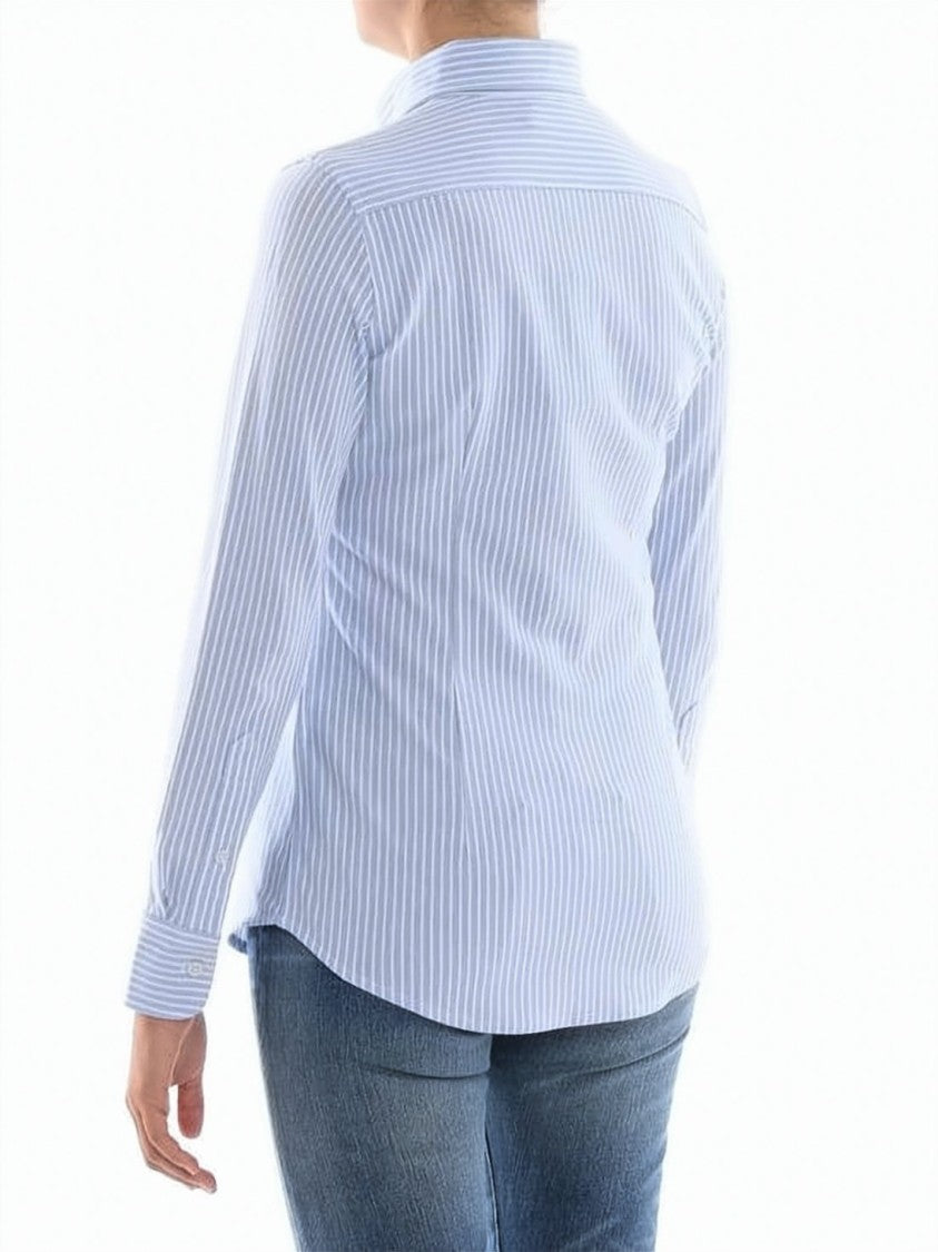 Polo Ralph Lauren Vertical Stripe Oxford Shirt With Button-Down Design