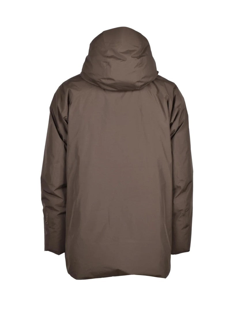 Goldwin Khaki Gore-Tex Waterproof Down Jacket