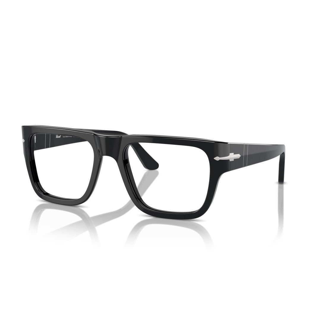 Persol 0Po3348v Rectangular Acetate Sunglasses With Silver Arrow Detail