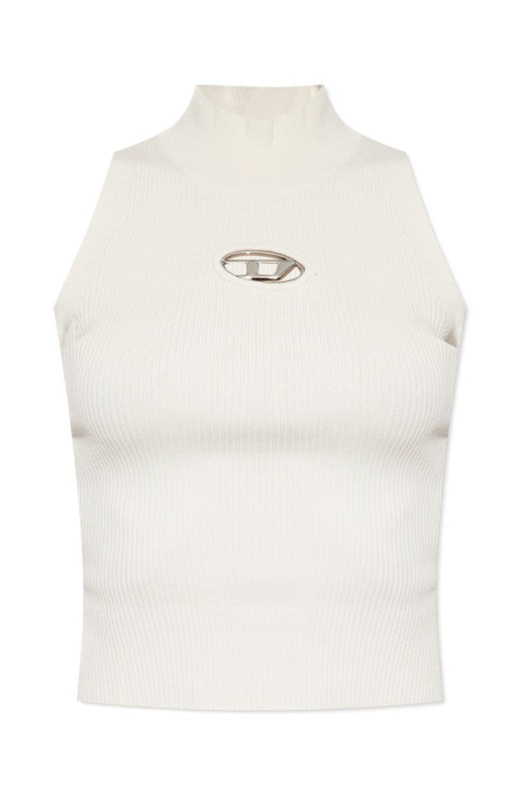 Diesel Off-White Cotton Top