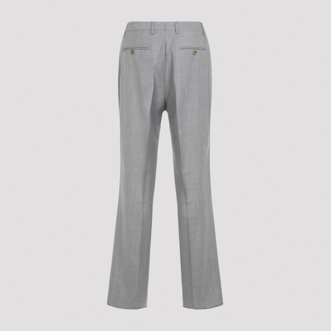 Etro Single Pleat Grey Wool Pants
