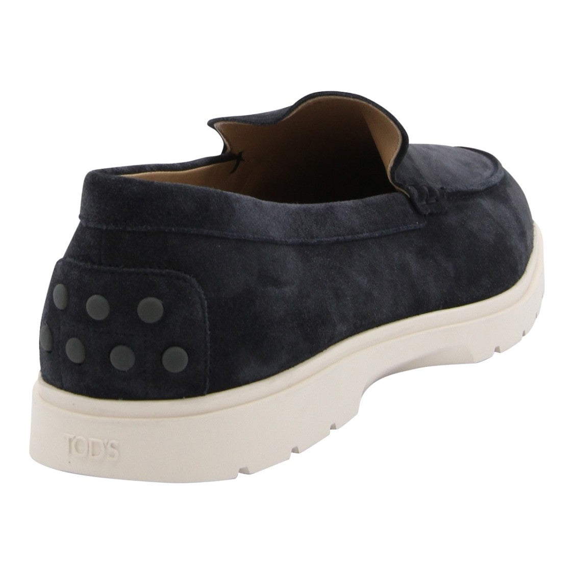 Tod's Suede Slip-On Loafers With Textured Sole