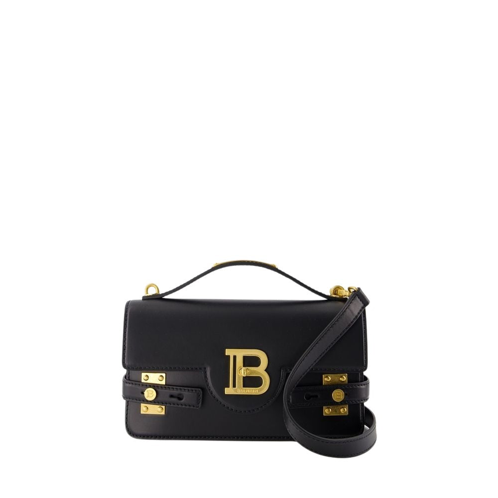 Balmain B-Buzz 24 Crossbody - Leather - Black