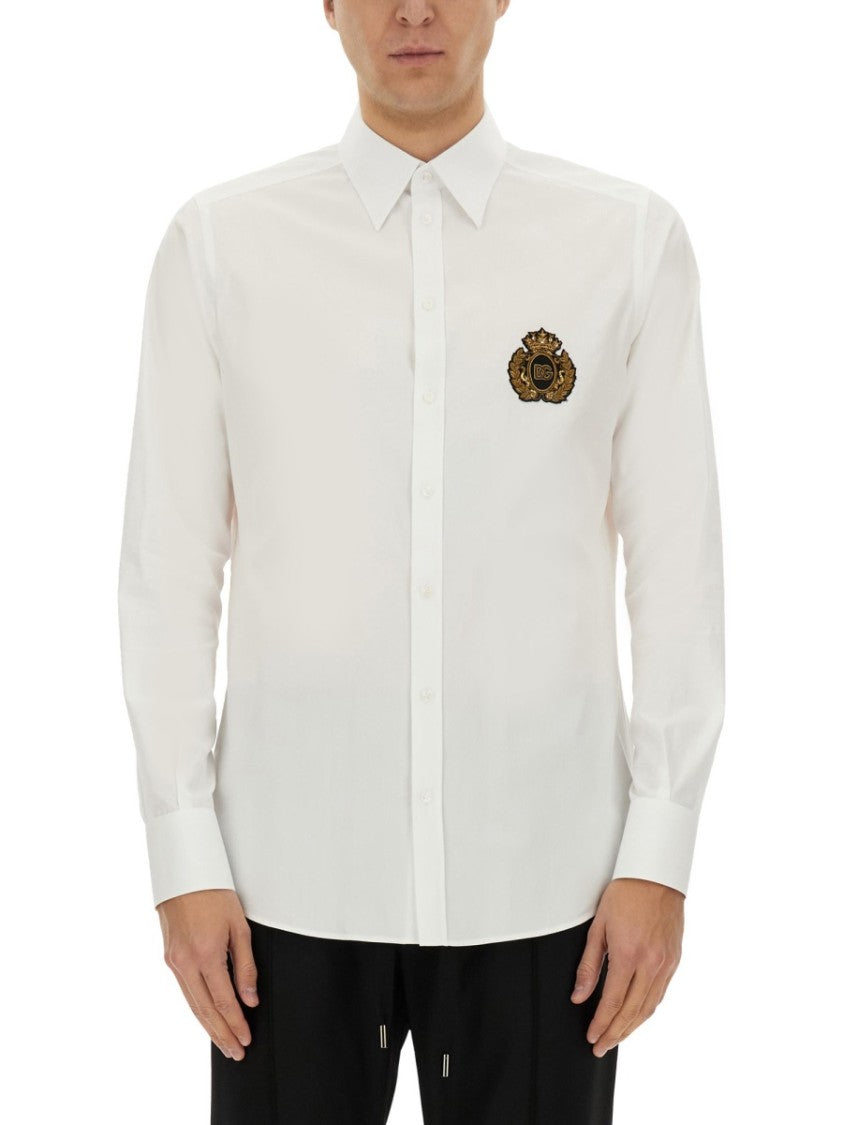 Dolce & Gabbana Shirt With Heraldic Patch