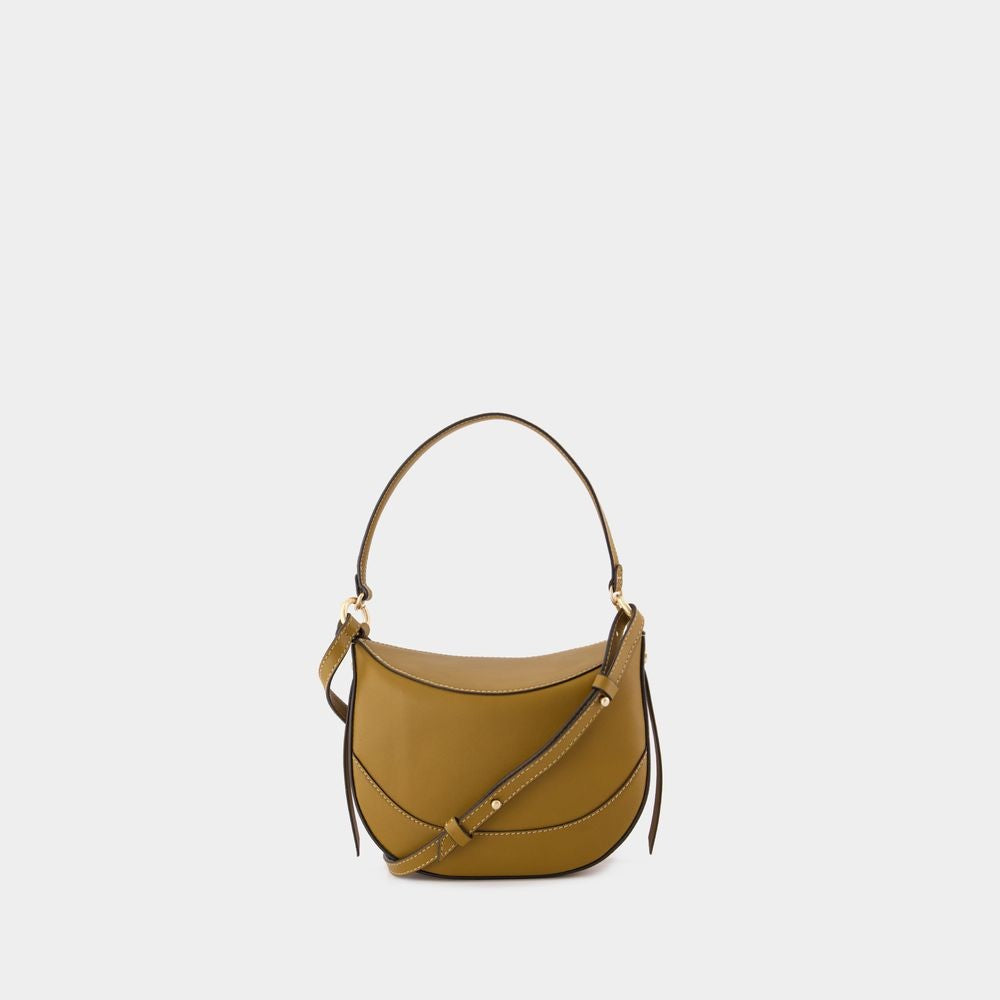 Vanessa Bruno Mini Daily Bag Crossbody - Leather - Brown