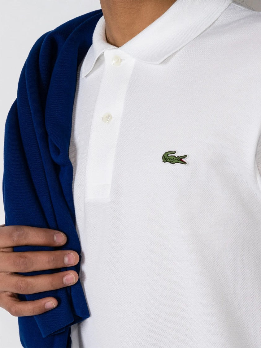 Lacoste Long-Sleeve Cotton Polo Shirt