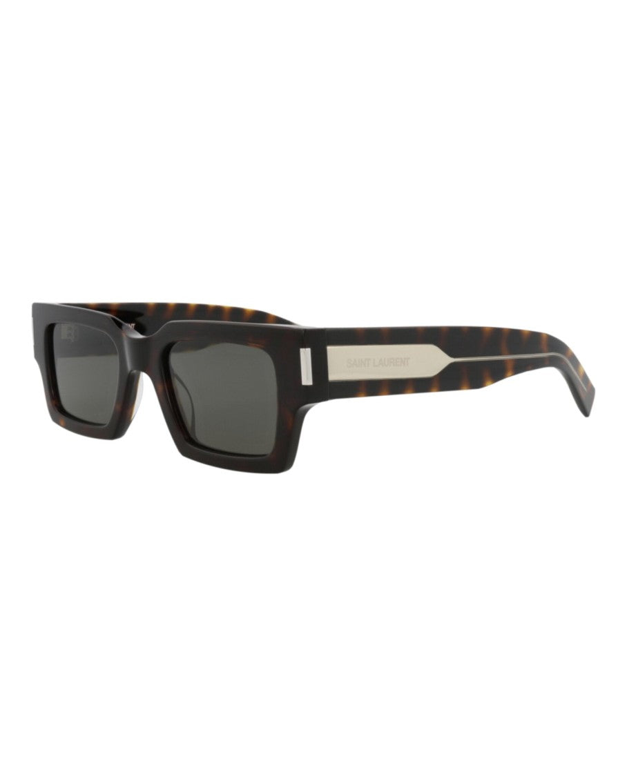 Saint Laurent Square-Frame Recycled Acetate Sunglasses