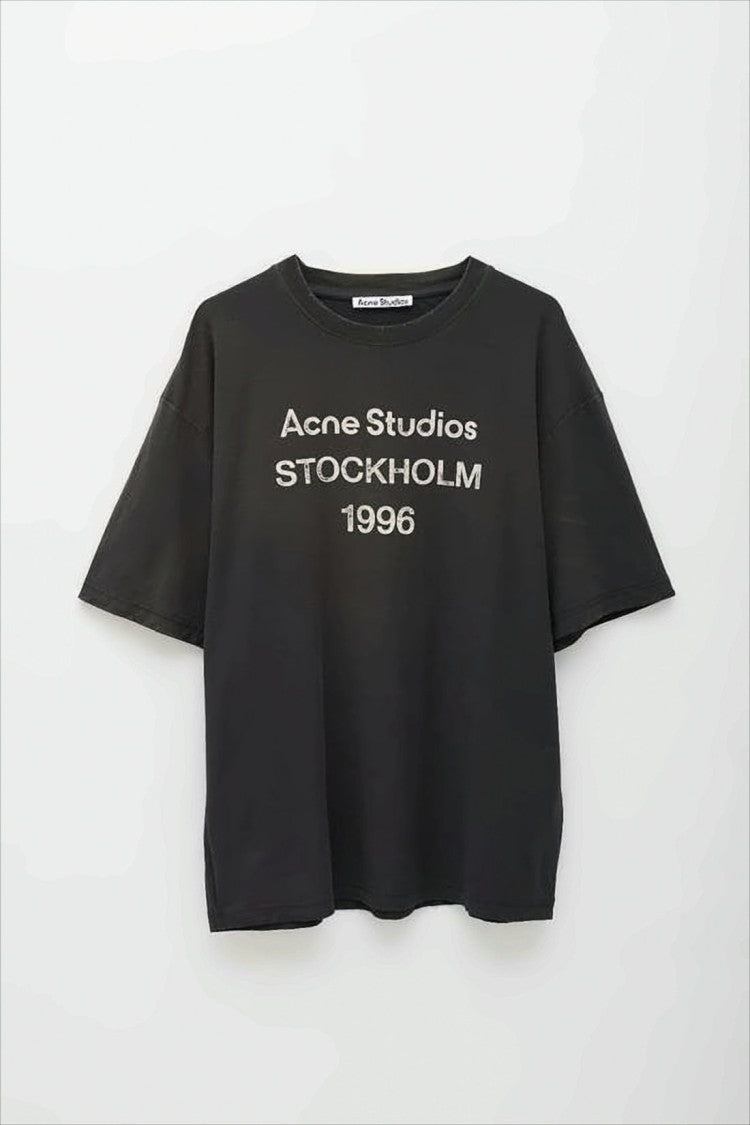 Acne Studios Boxy-Fit Short-Sleeved T-Shirt With Distressed Print