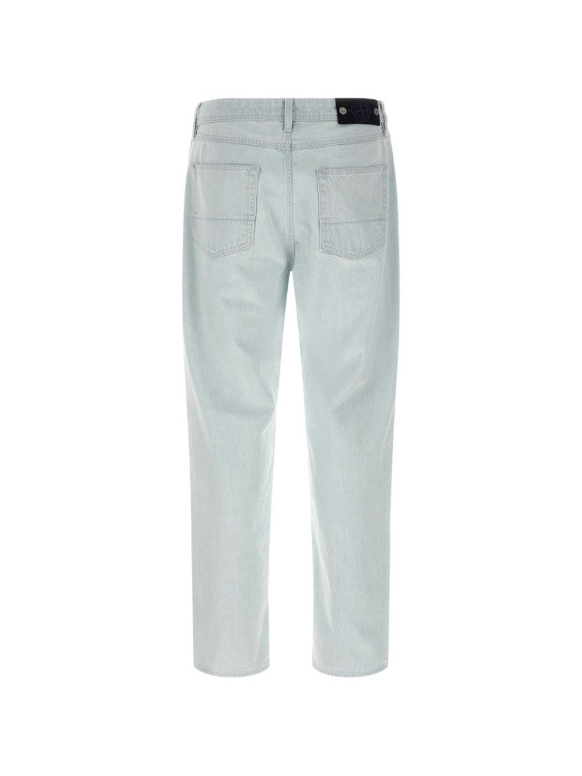 Stone Island Relaxed Fit Grey Trousers