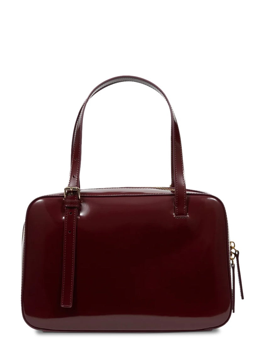 A.P.C. Glossy Leather Virginie Box Handbag