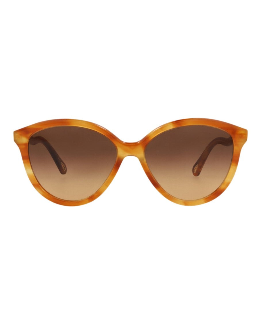 Chloé Round-Frame Bio Acetate Sunglasses