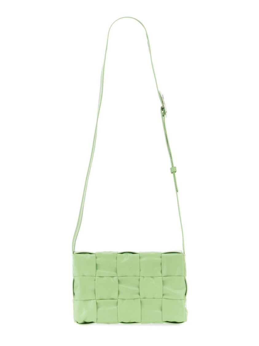 Bottega Veneta Compact Rectangular Shoulder Bag With Adjustable Strap