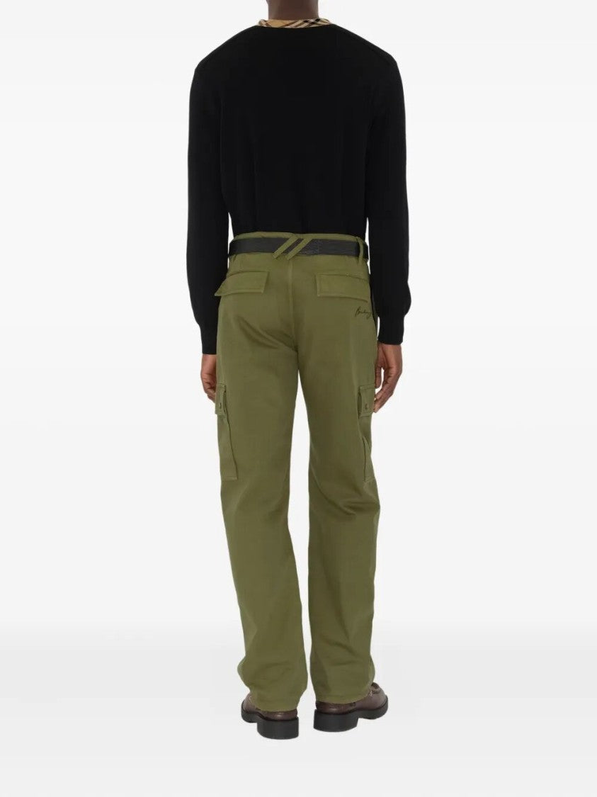 Burberry Relaxed-Fit Cargo Pants With Multi-Pocket Design