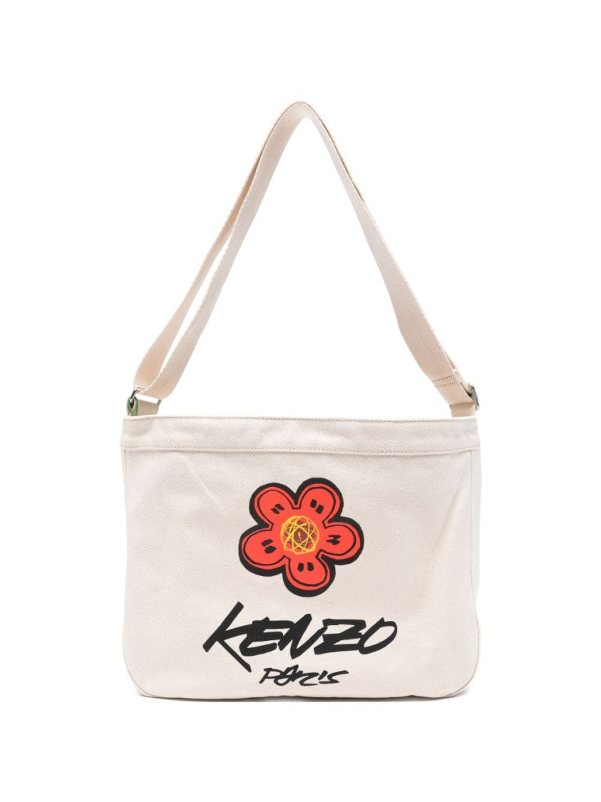 Kenzo Rectangular Cotton Shoulder Bag
