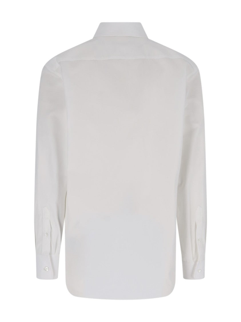 Maison Margiela White Classic Long-Sleeve Cotton Shirt
