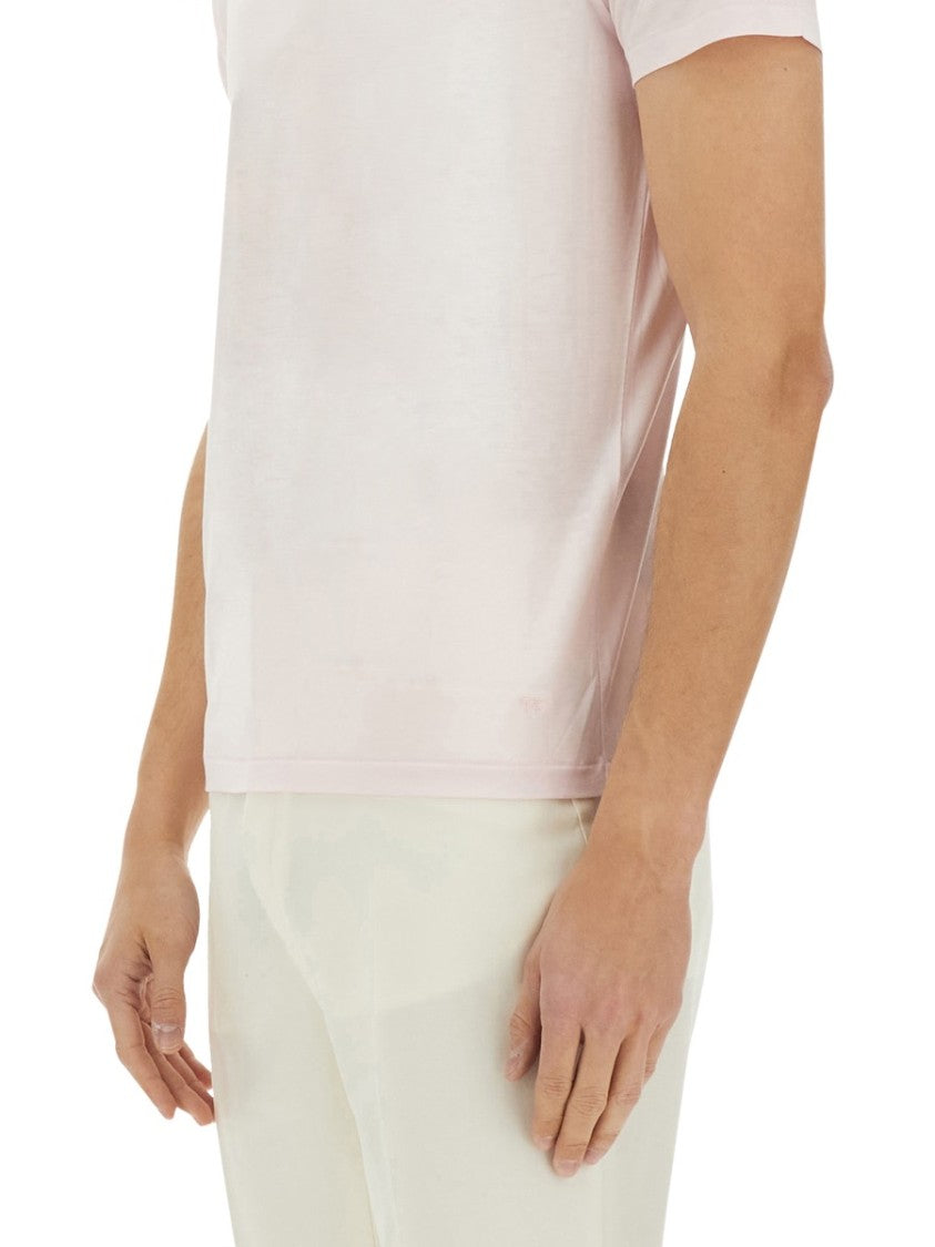 Tom Ford Regular Fit T-Shirt With Classic Crew Neckline