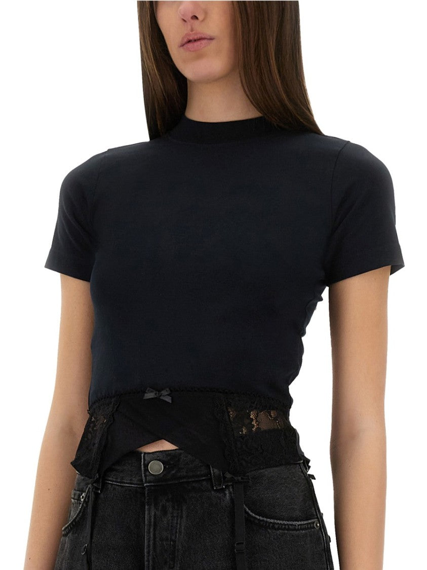 Balenciaga Form-Fitting T-Shirt Lingerie Crafted From Premium Cotton Blend