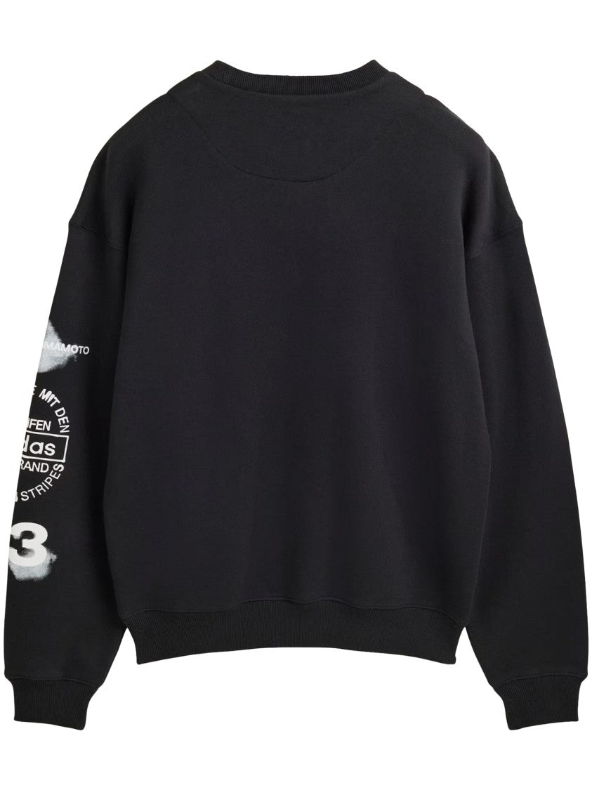 Y-3 Relaxed Fit Graphic Print Sweater
