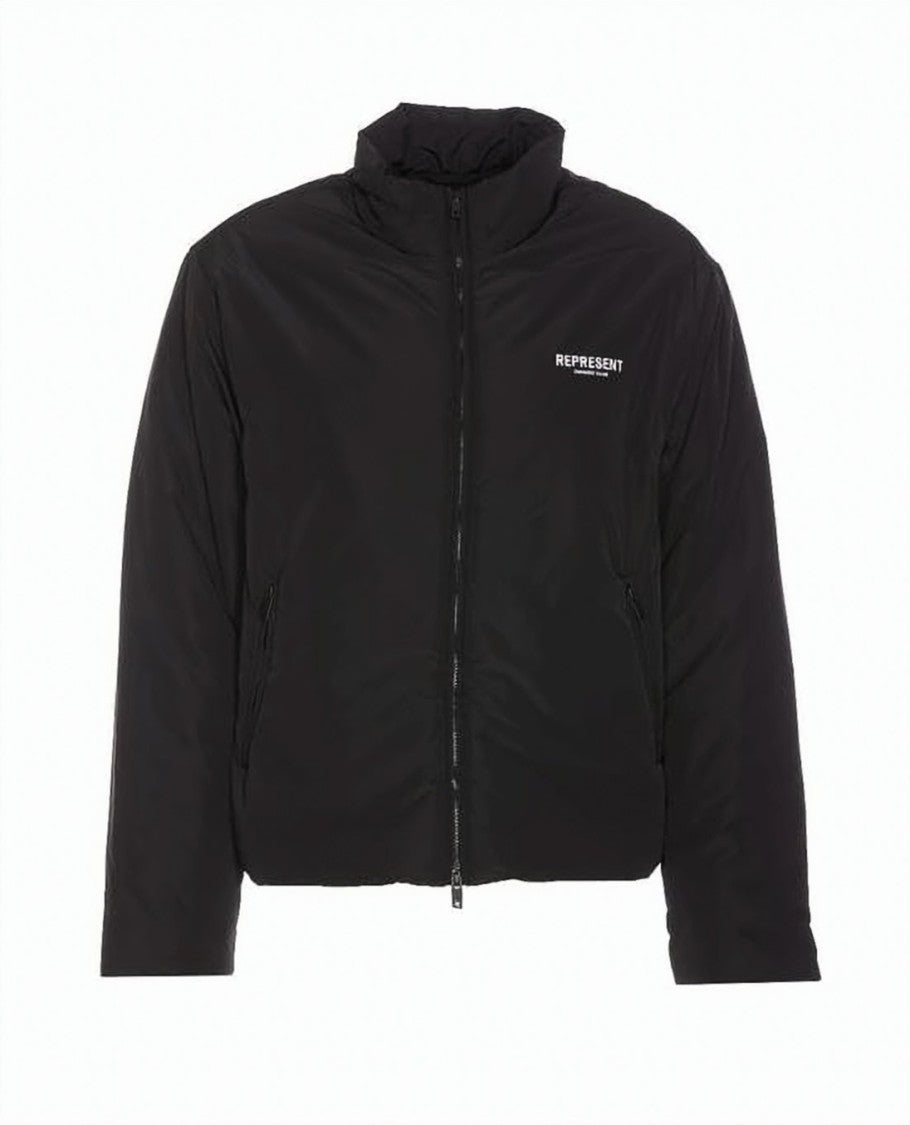 Represent Padded Minimalist Jacket With High Collar And Subtle Branding