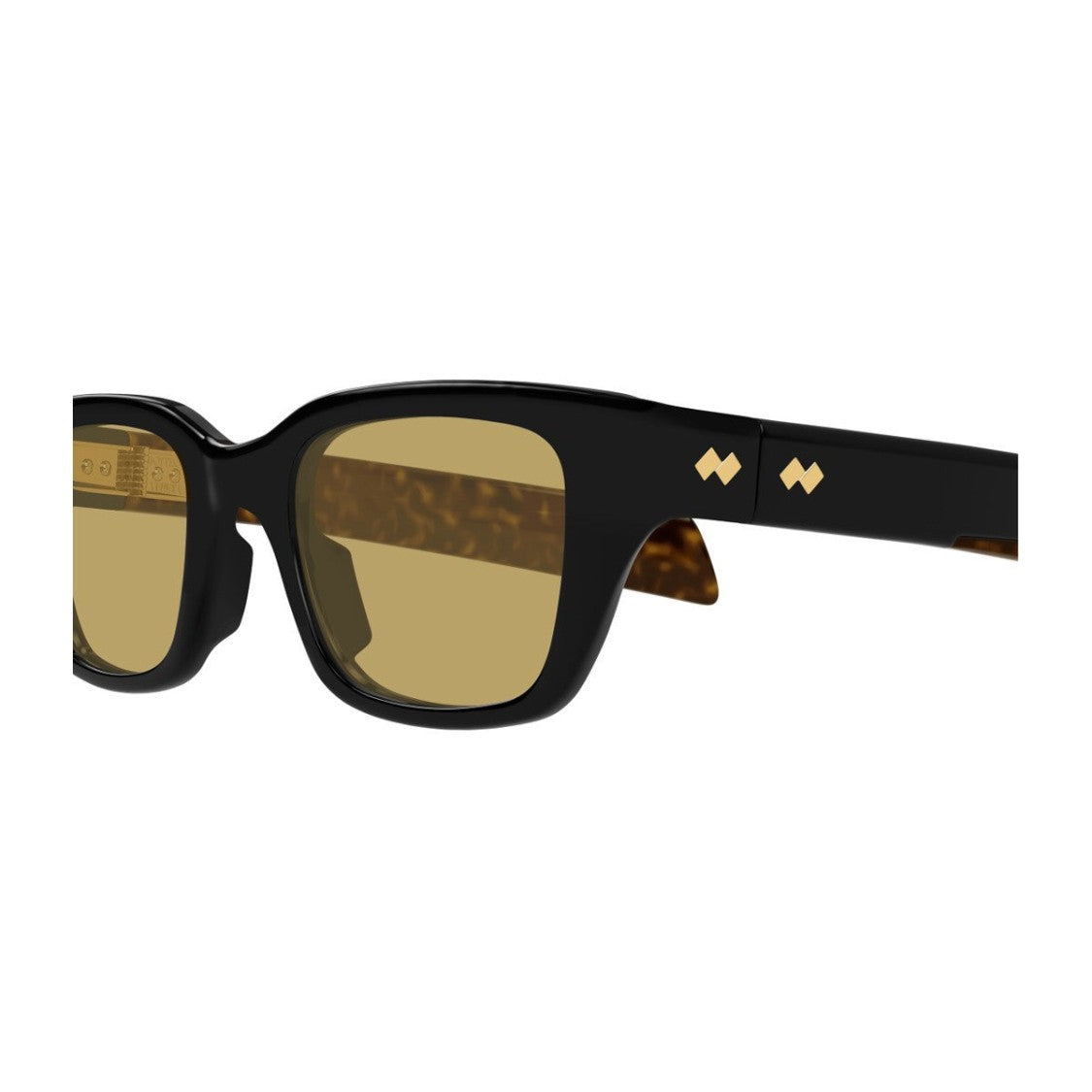 Bottega Veneta Black Bv1393s Ribbon Recycled Acetate Rectangular Sunglasses