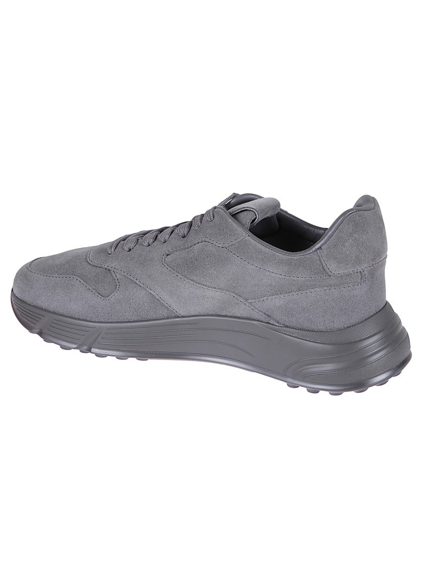 Hogan Gray Suede Hyperlight Sneakers With Memory Foam Comfort