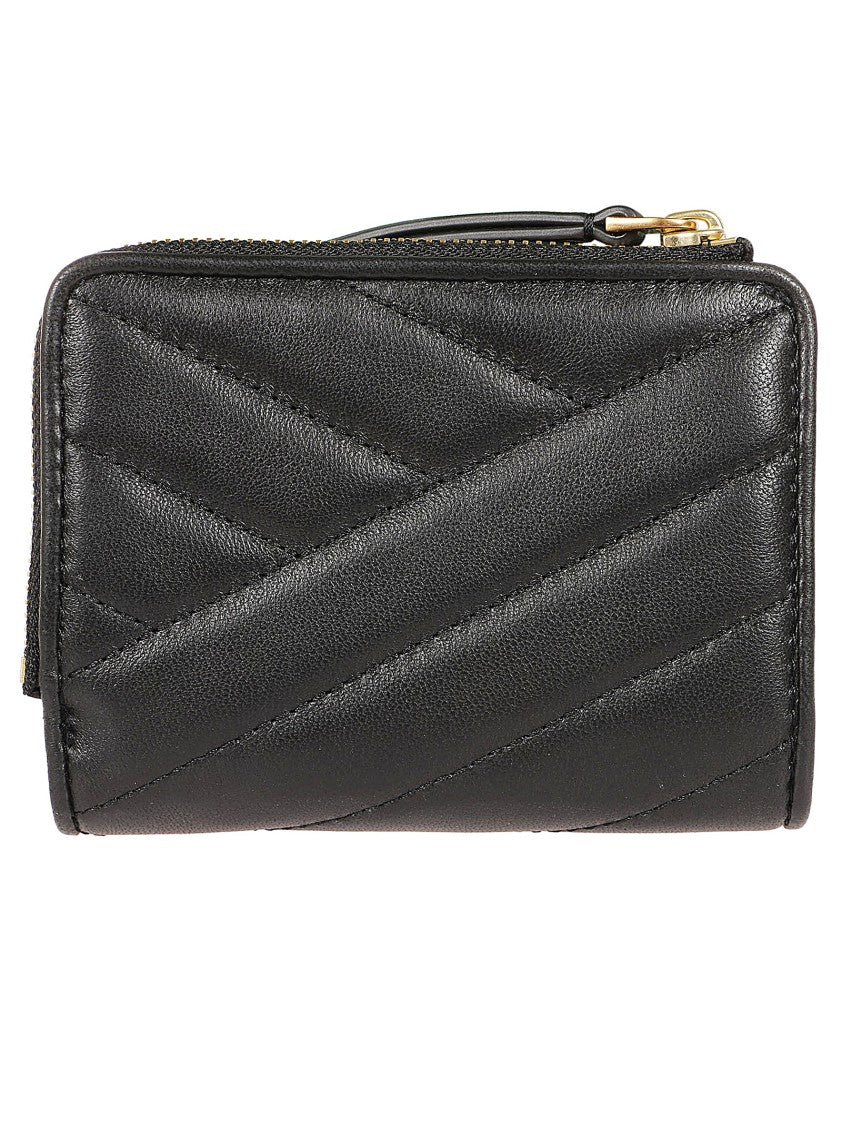 Tory Burch Kira Chevron Quilted Leather Compact Wallet
