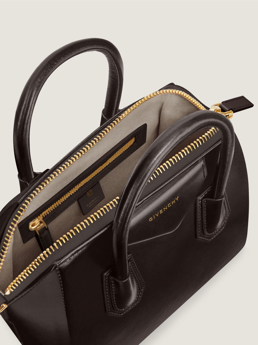 Givenchy Structured Chocolate Brown Calf Leather Antigona Bag