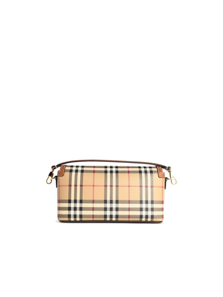 Burberry 'Note' Beige Cotton Blend Bag