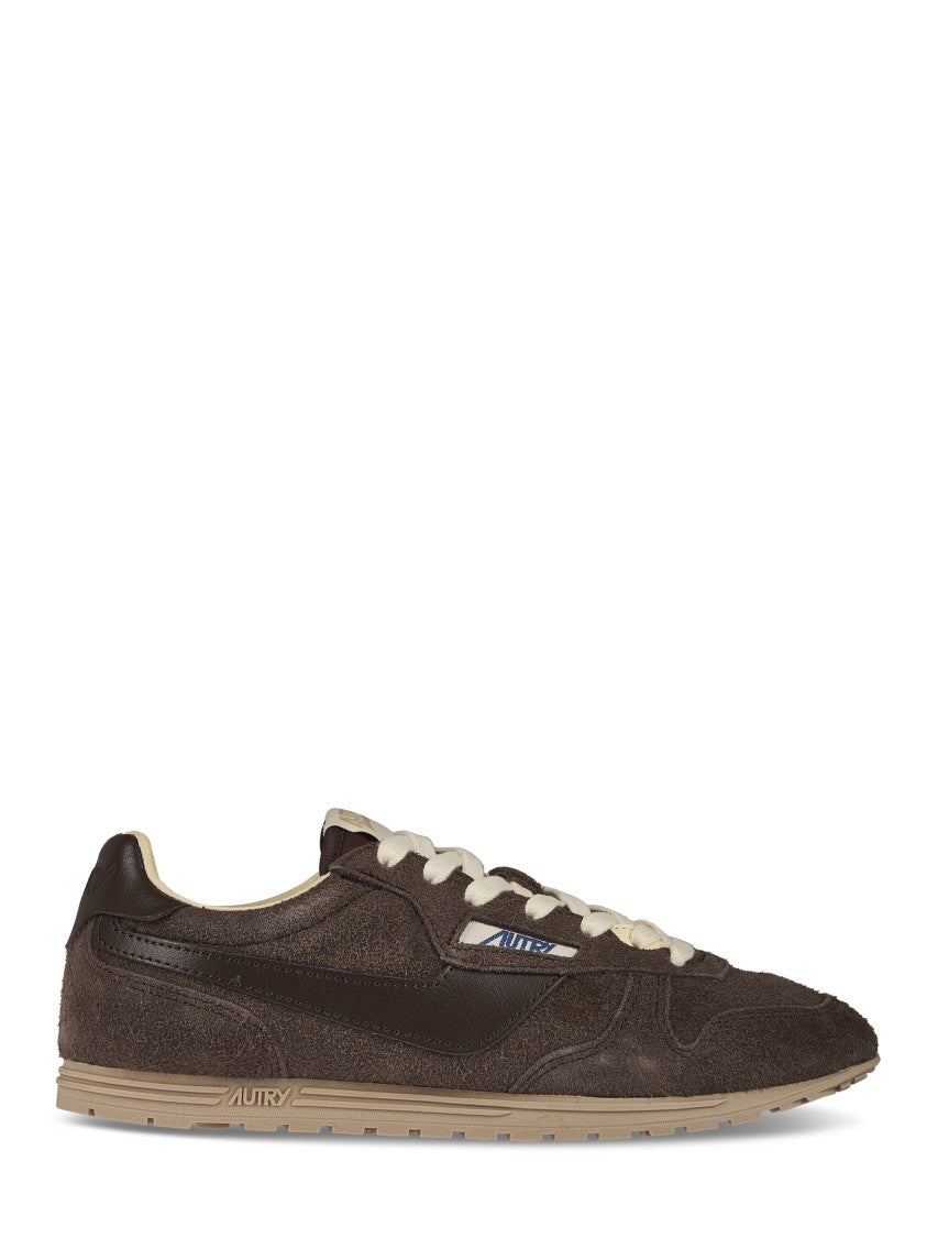 Autry Contemporary Suede And Leather Sneakers