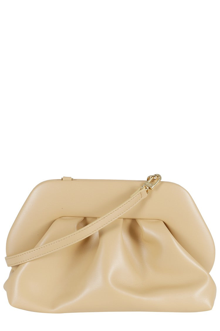 Themoirè Sand Bios Medium Vegan-Leather Handbag