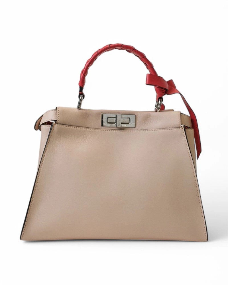 Fendi Peekaboo Medium Bicolor Fiocco Pink