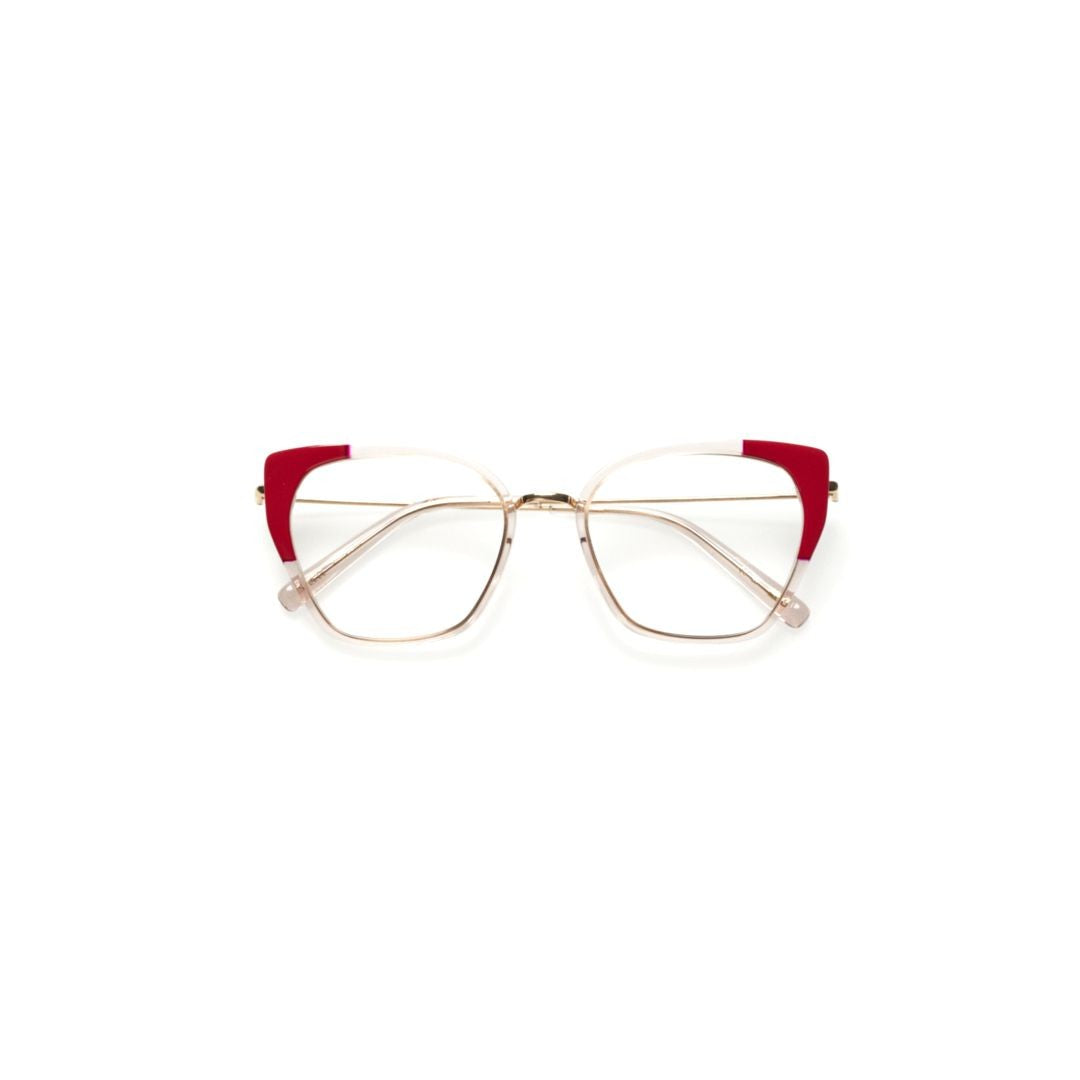 Kaleos Steele Geometric Frame Sunglasses With Transparent