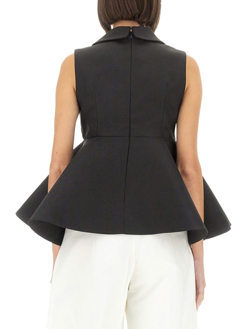 Jacquemus Structured Peplum Top