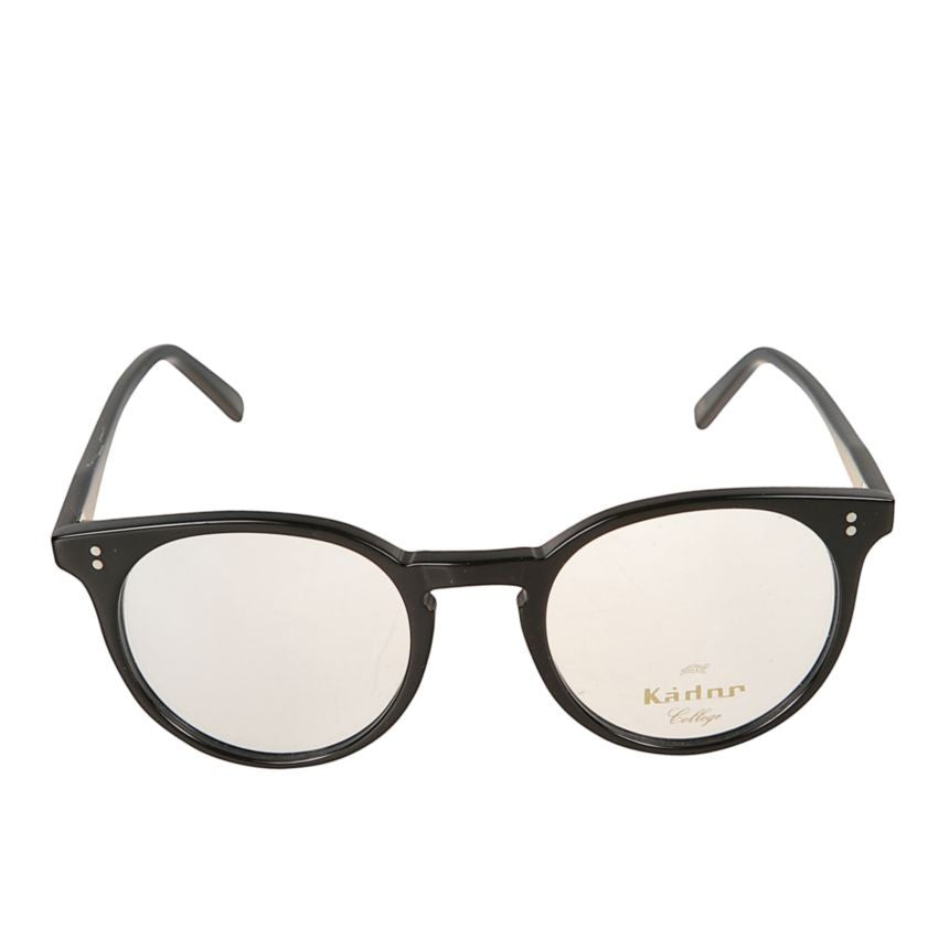 Kador Chyli/N Classic Round Frame Eyeglasses With Sleek Black Finish