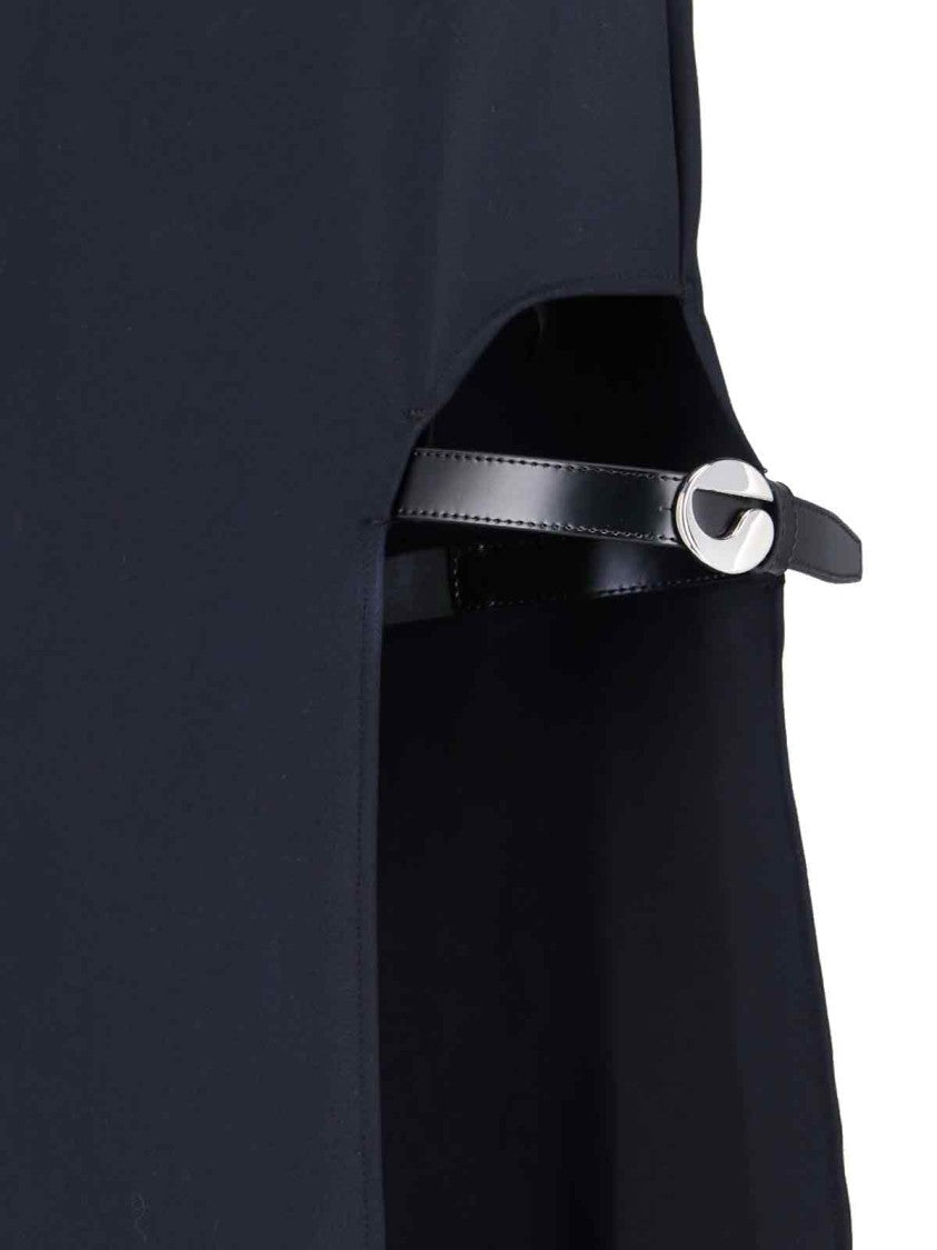 Coperni Maxi Skirt With Garter Detail