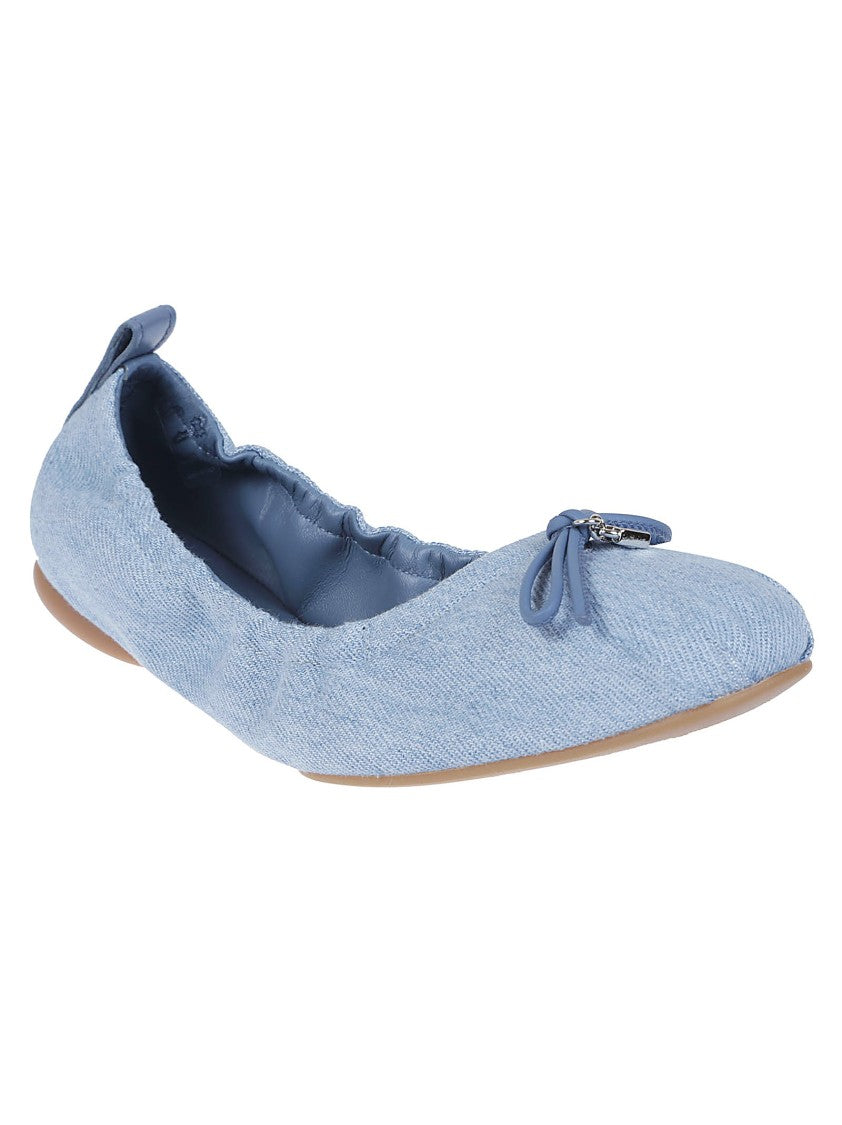 Hogan H684 Cotton Ballet Flats
