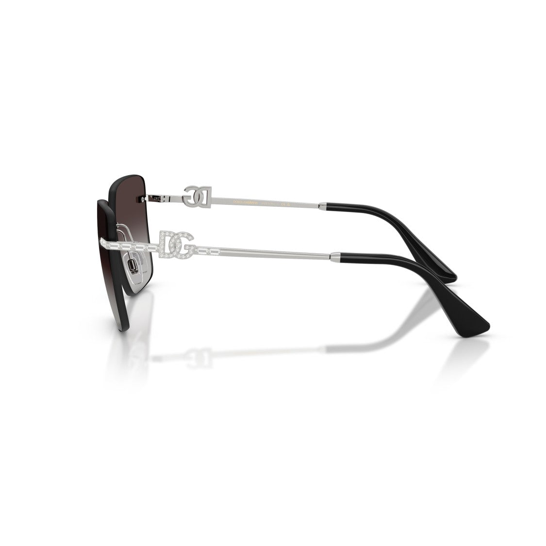 Dolce & Gabbana 0Dg2332b Rimless Sunglasses With Gradient Lenses