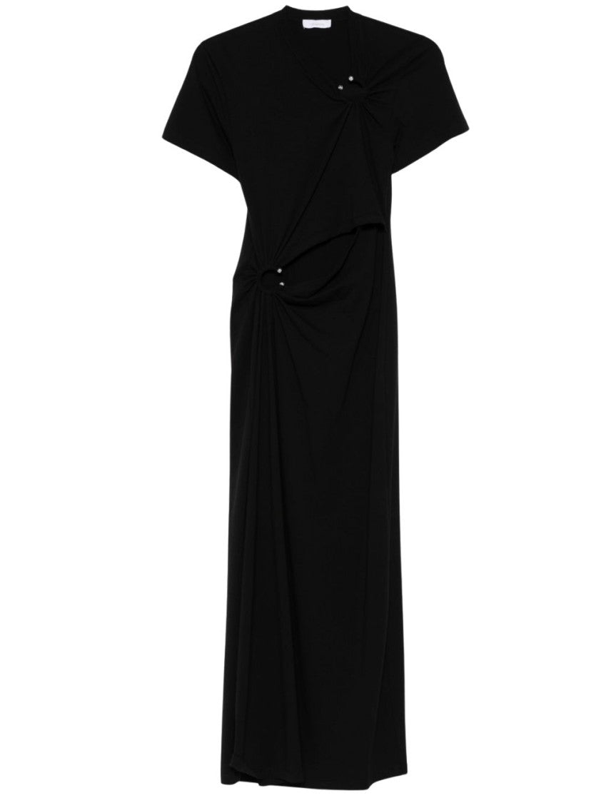 Rabanne Black Floor-Length Dress
