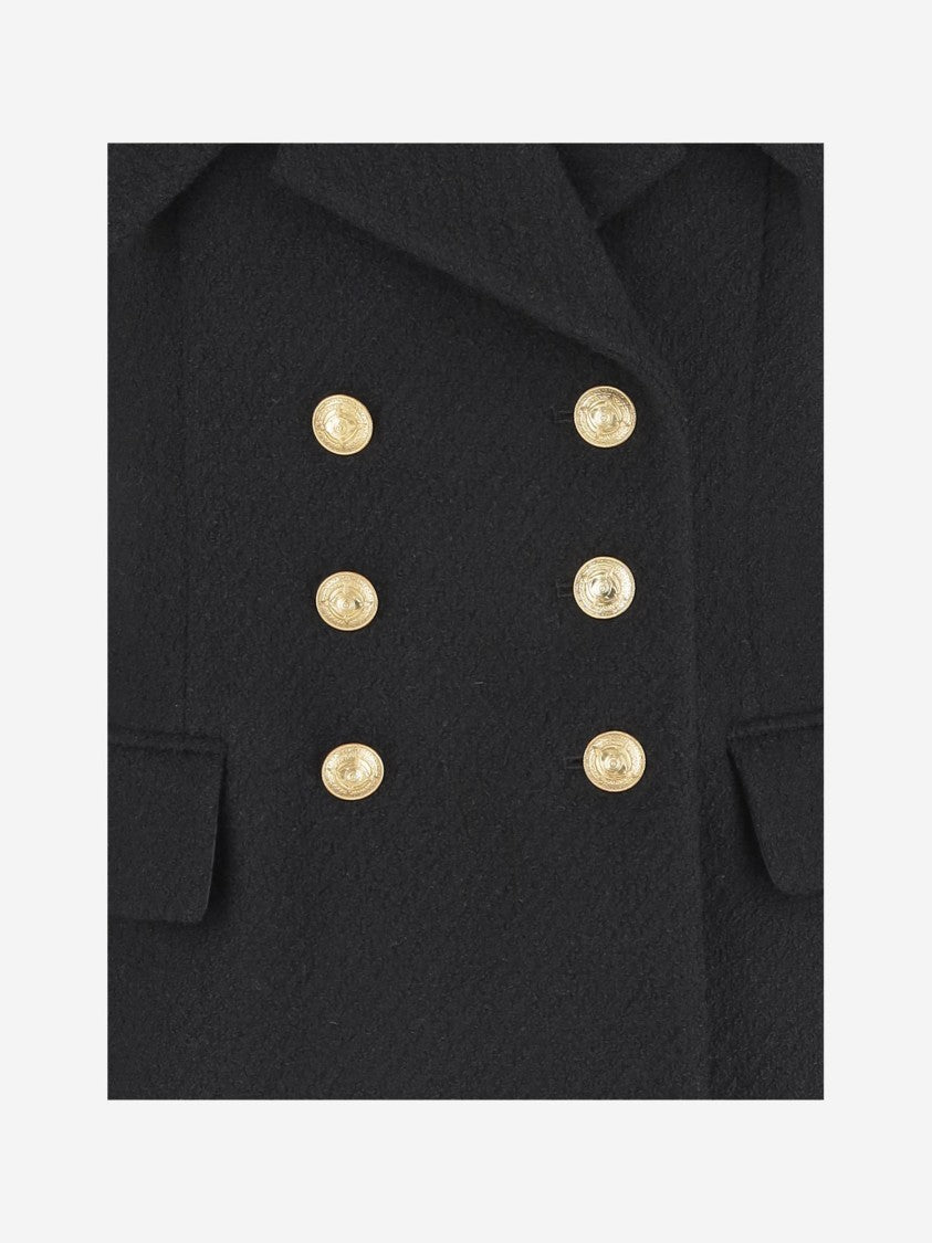 Chloé Double-Breasted Bouclé Wool Jacket