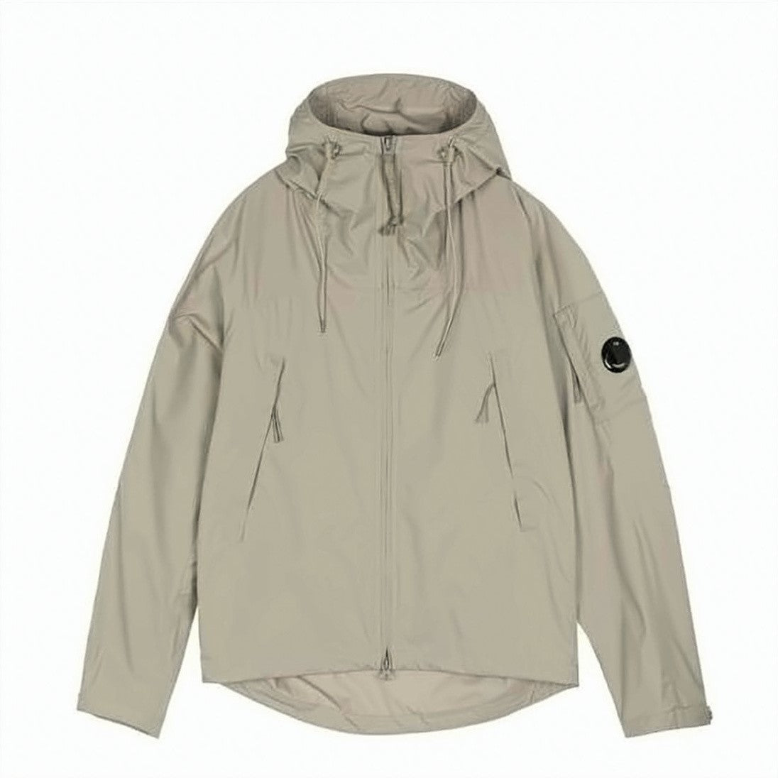 C.P. Company High-Collar Lightweight Jacket With Adjustable Hood