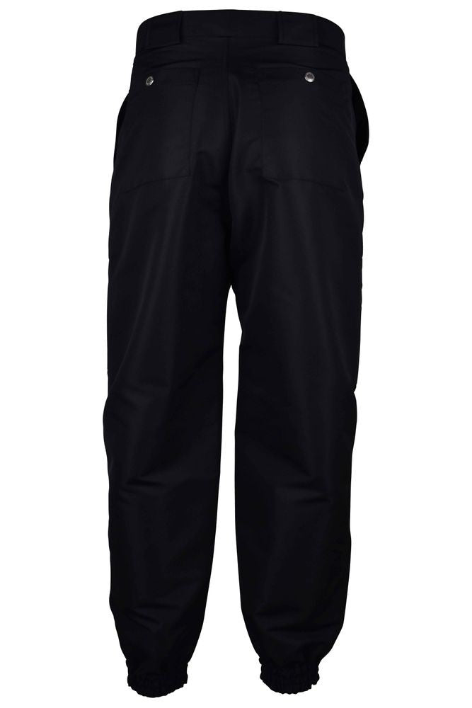 Alexander Mcqueen Cargo-Style Black Pants With Zippered Accents