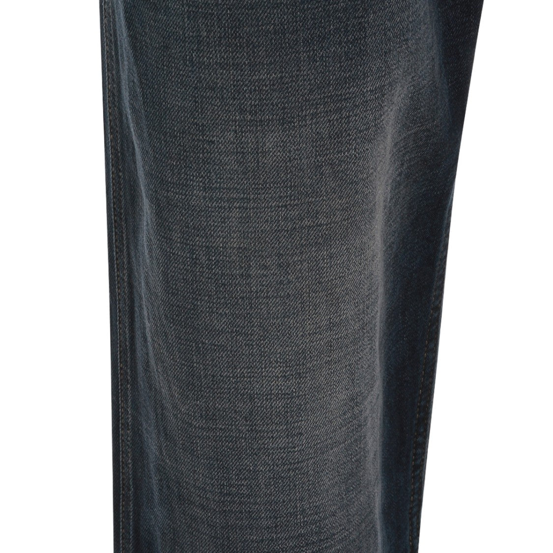 Aya Muse Straight-Leg Blue Denim Jeans With Curved Seams