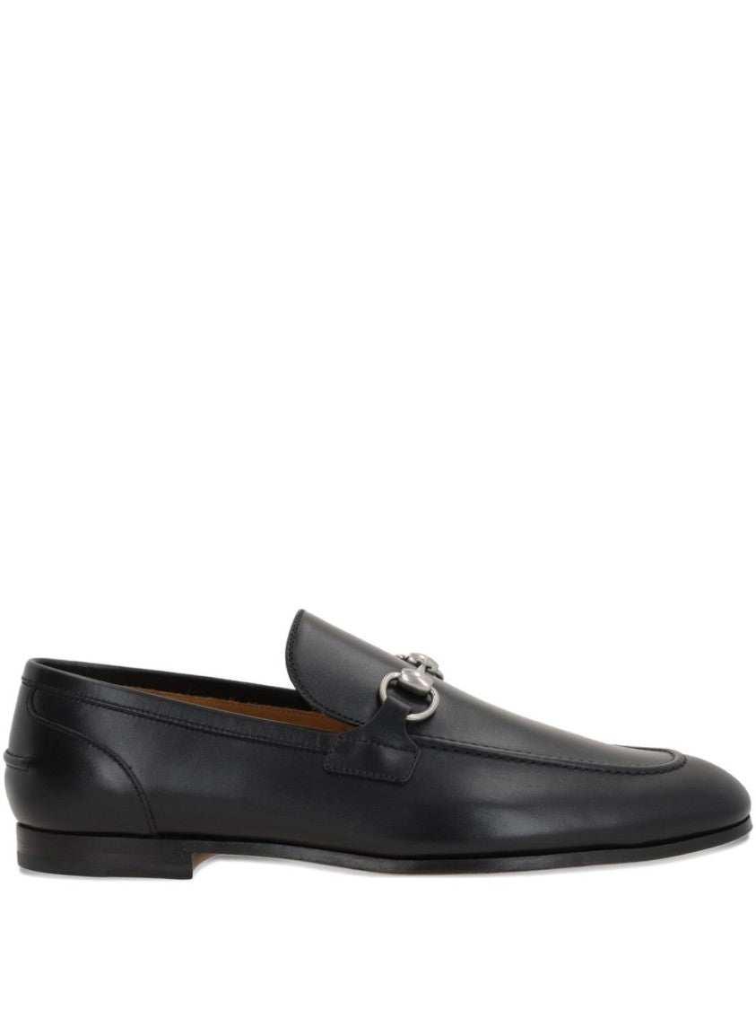 Gucci Classic Black Leather Jordaan Loafer