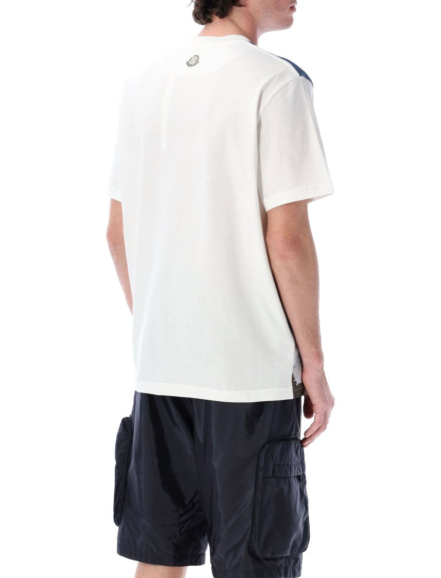 Moncler Genius X Mercedes Benz Relaxed-Fit White T-Shirt