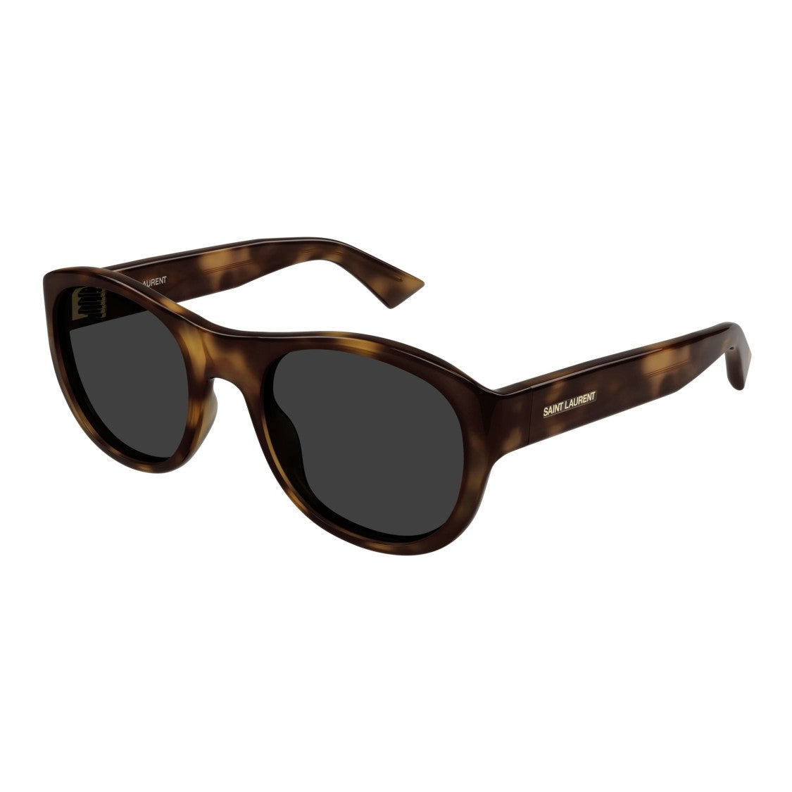 Saint Laurent Sl 798 Maxime Rounded Tortoiseshell Sunglasses