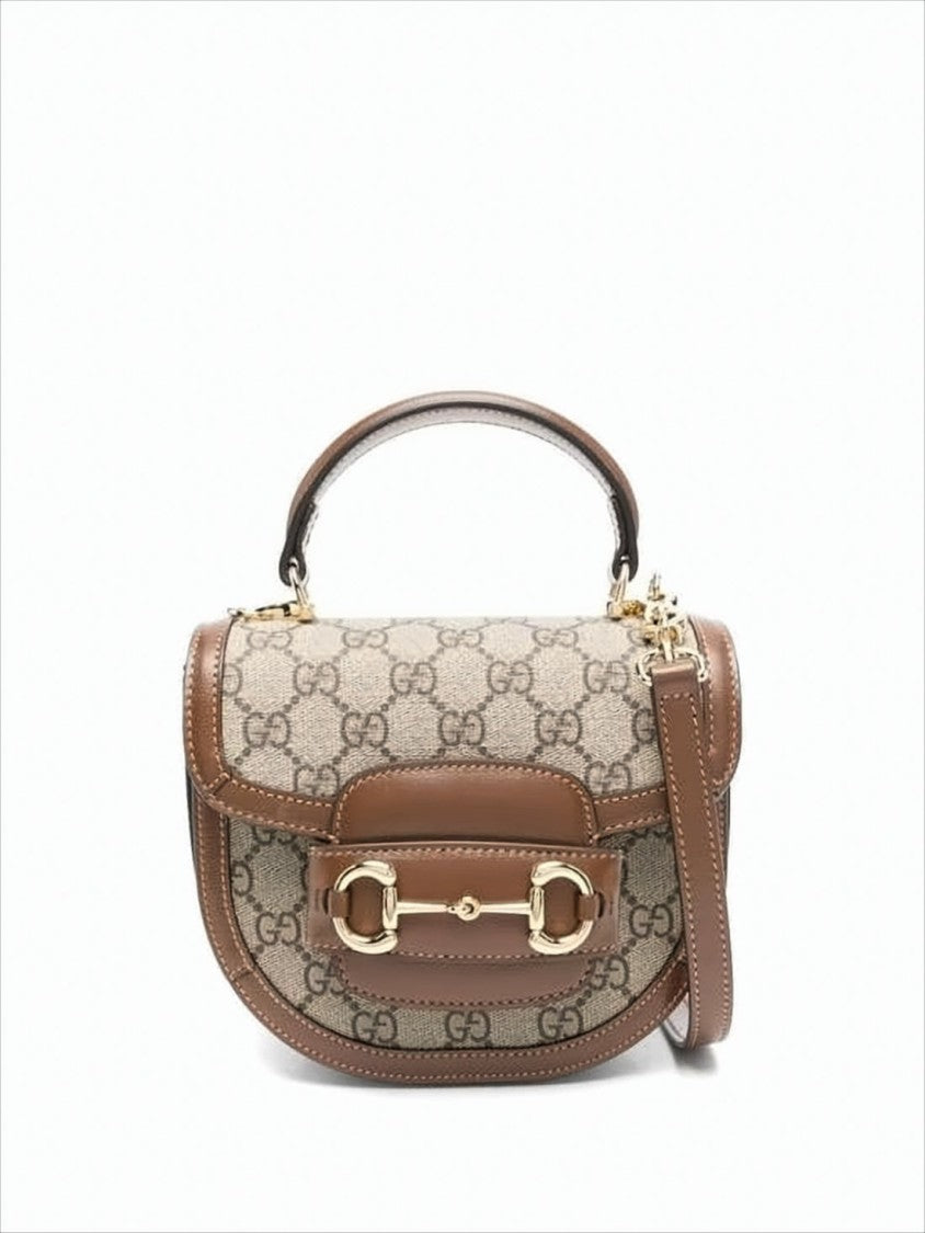 Gucci Compact Monogram Canvas Tote Bag